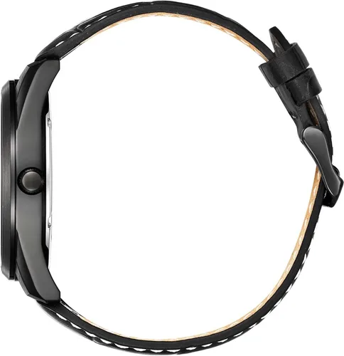 Vista 3 de Citizen Reloj de cuarzo blanco con esfera negra para hombre BI1035-09A, Movimiento de cuarzo