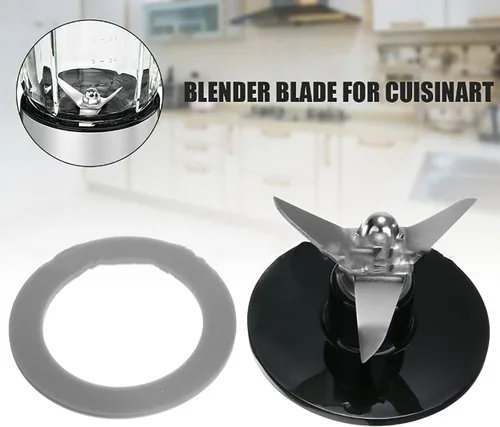 Vista 5 de Cuchilla de licuadora de repuesto, ensamblaje de corte de licuadora de acero inoxidable compatible con licuadoras Cuisinart CB-18 CB-600 CBT-500