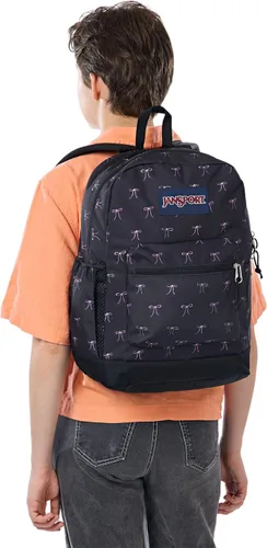 Vista 3 de JanSport Cross Town Plus - Mochila con compartimento principal grande, bolsillo lateral para botella de agua, funda acolchada para laptop de 15