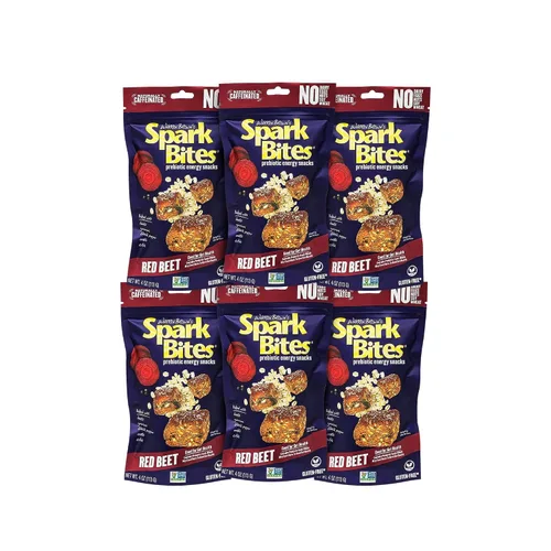 Vista 9 de SPARK BITES - Bocadillo energético saludable vegano sin alérgenos con chispas de chocolate (paquete de 6), una liberación constante de energía