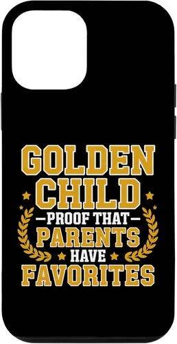 Vista 16 de Golden Child Mom's Favorite Gifted Kids Sibling Rivalry Art Case for iPhone 16