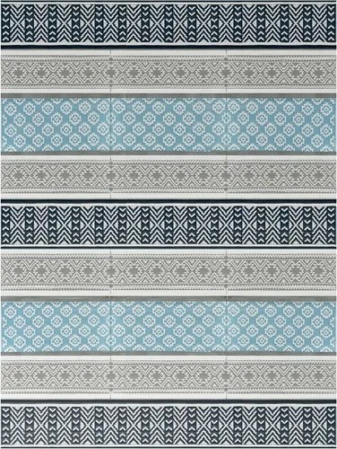 Vista 29 de Alfombras de patio al aire libre 6 x 9 pies (183 cm x 274 cm), multicolor 20270