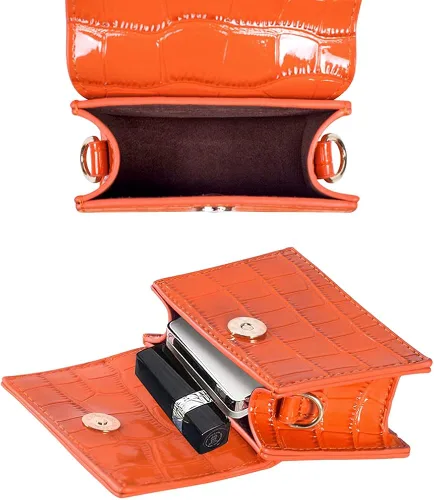 Vista 4 de NIUEIMEE - Mini bolso para mujer y niña, con asa superior, bolso cruzado