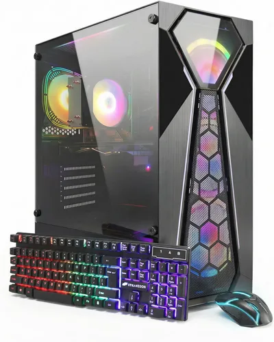 Vista 8 de Escritorio para PC para juegos STGAubron, R7 5700X, RTX 3050 6G, 16G DDR4