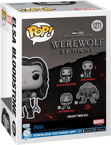 Vista 3 de Funko Pop! Marvel: Werewolf by Night - Elsa Bloodstone - Werewolf by Night - Figura de vinilo coleccionable - Idea de regalo - Producto
