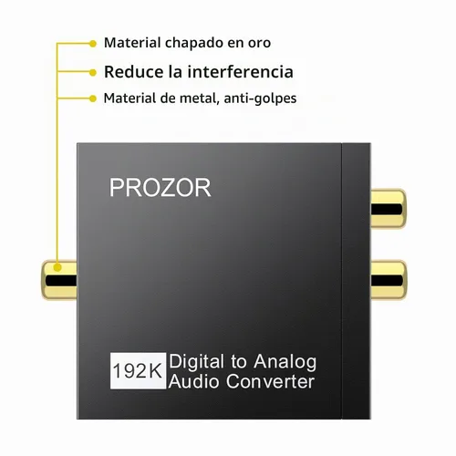 Vista 6 de Conversor de audio digital a analógico Negro