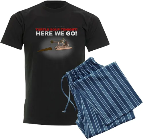 Vista 5 de CafePress Shelby Stanga Swamp Logging T Shirt - Conjunto de pijama para hombre, ropa de dormir cómoda