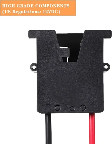 Vista 3 de Weewooday 2 piezas de conector de arnés de cables compatibles con ruedas de alimentación de batería Arnés de cableado de batería SLA de repuesto