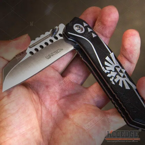 Vista 3 de KCCEDGE BEST CUTLERY SOURCE EDC - Cuchillo de bolsillo para camping, accesorios de caza, cuchillo plegable de borde afilado
