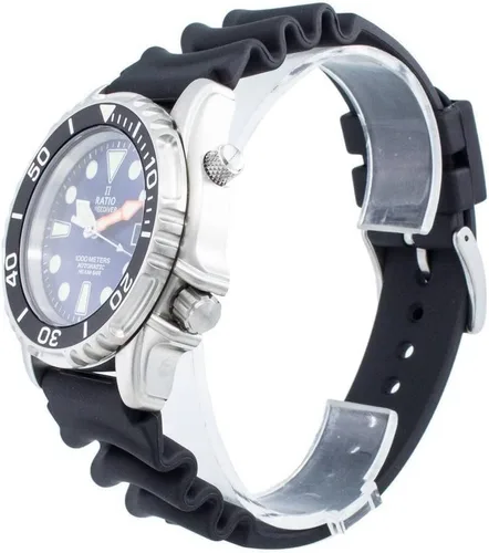 Vista 2 de RATIO FreeDiver Helium Safe - Reloj de buceo automático de acero inoxidable 3,280.8 ft resistente al agua para hombre