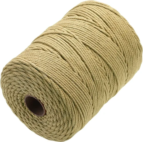 Vista 13 de Cuerda de macramé de 2 mm x 349 metros de cuerda de algodón natural para macramé, cuerda de macramé de color, cuerda de algodón suave, suministros