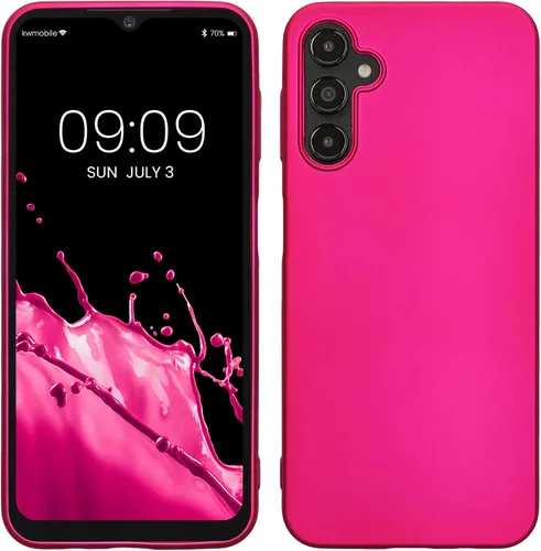 Vista 170 de kwmobile Funda compatible con Samsung Galaxy A12 - Funda protectora de silicona TPU suave y delgada - Azul Báltico