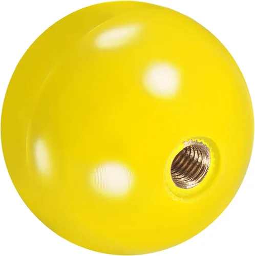 Vista 3 de uxcell Joystick Head Rocker Ball Top Handle Arcade Game Reemplazo RosaAmarillo