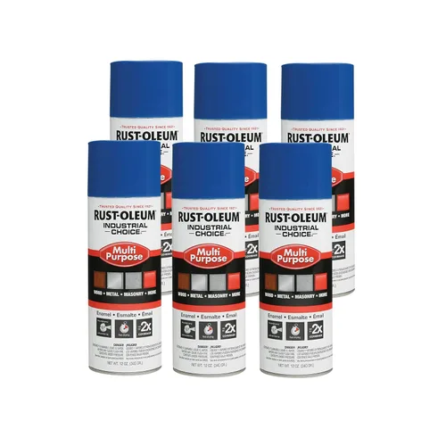 Vista 22 de Aerosol de esmalte Rust-Oleum para uso general; envase de 16 onzas líquidas; lata de aerosol, almendra, 6