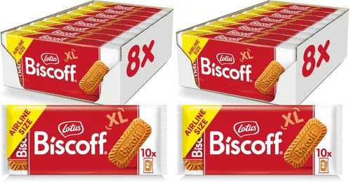 Vista 13 de Lotus Biscoff Cookies, aperitivo de galletas caramelizadas, caja dispensadora (20 fundas de 2 galletas extra grandes) vegano, 0.9 onzas