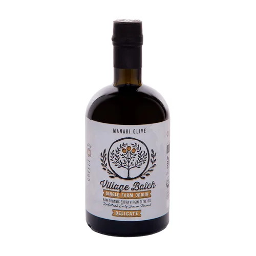 Vista 8 de Village Batch Koroneiki Aceite de oliva virgen extra orgánico, 16.9 onzas (paquete de 1) AOVE prensado en frío y sin filtrar, aceite de oliva griego
