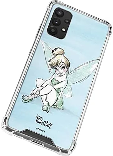 Vista 2 de Skinit Funda transparente compatible con Galaxy A32 5G – Diseño de boceto de Disney Tinker Bell con licencia