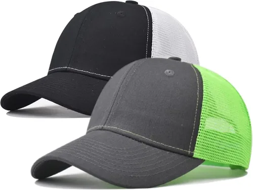 Vista 25 de Gorra de béisbol de ala corta, ajustable, de ala corta, para entrenamiento, pesca, atletismo, para correr