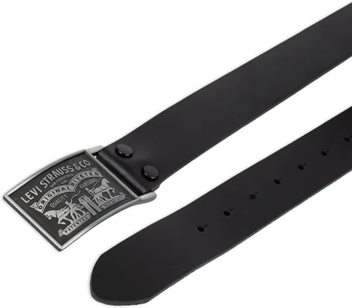 Vista 4 de Levi's Men's Everyday Jean Belt with Removable Plaque Buckle