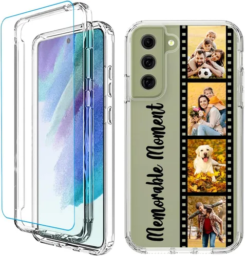 Vista 15 de Funda para teléfono con foto personalizada para Samsung Galaxy S21 5G, cubierta personalizada con imagen, texto, logotipo