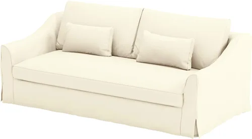 Vista 10 de Funda Farlov de algodón para sofá biplaza de 70 pulgadas de ancho, compatible con funda de sofá IKEA Funda de algodón resistente Farlov