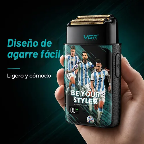 Vista 7 de VGR Afeitadora de lámina de flexión doble 309 para hombres calvos con 3