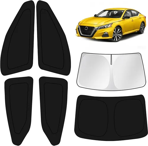 Vista 52 de KUST - Parasol plegable para parabrisas para BMW X1 E84, accesorios 2011 2012 2013 2014 2015, protector de visera de sol ajustable que bloquea