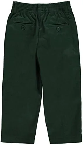 Vista 3 de Universal uniformes escolares niños Pleated Pants, 4T, Hunter Green