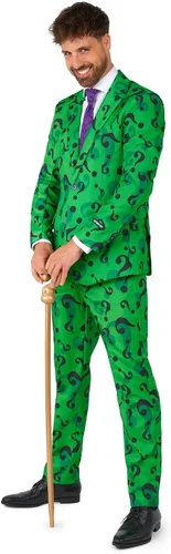 Vista 2 de Suitmeister Disfraz de hombre - The Riddler DC Characters Slim Fit Suit - Verde