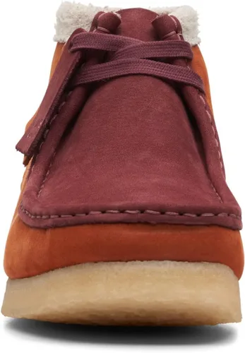 Vista 4 de Botas Wallabee para hombre (combinación naranja oscuro)