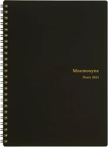 Vista 2 de Maruman - Mnemosyne - Agenda mensual 2024, con pestañas, 8.27 x 5.83 pulgadas (A5), 1 c/u (MND283-24)