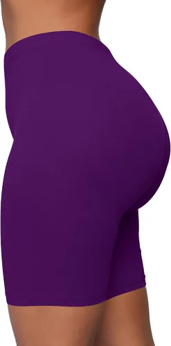 Vista 3 de BORIFLORS Pantalones cortos de ciclismo de cintura alta para mujer