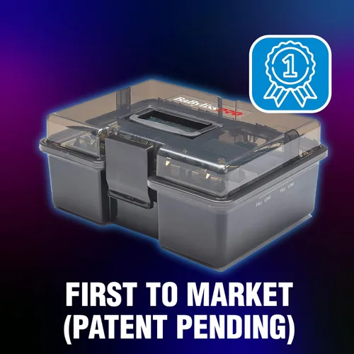 Vista 4 de BaBylissPRO BarberSONIC - Caja de almacenamiento desinfectante para cortadoras y cortadoras, protectores y accesorios de peluquería