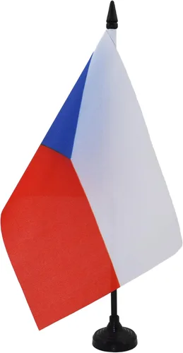 Vista 27 de AZ FLAG Aland Table Flag 4x6 in 100D Polyester Plastic Base Indoor use Finnish 15x10 cm desk flag stitched finish with reinforced edges with
