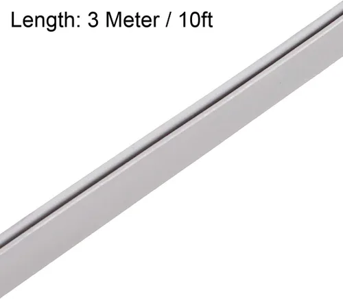Vista 3 de uxcell Edge Trim U Seal Protector de borde de canal en U de plástico de goma gris se adapta a borde de 1/64" - 1/16" borde de 10 pies de longitud