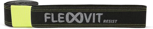 Vista 5 de FLEXVIT Banda resistente (78 pulgadas de longitud) - Banda de resistencia de tela de grado profesional - Banda de ejercicio de comodidad superior