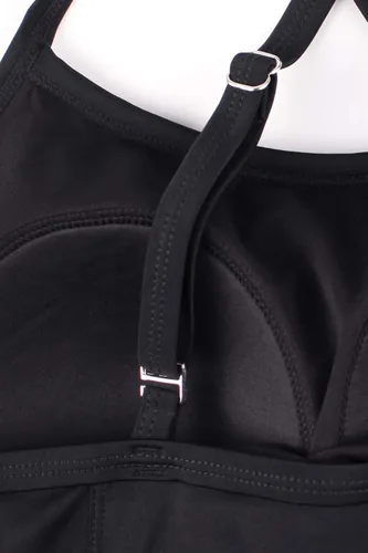 Vista 5 de JINXUEER - Bañador para mujer con espalda cruzada, talla grande