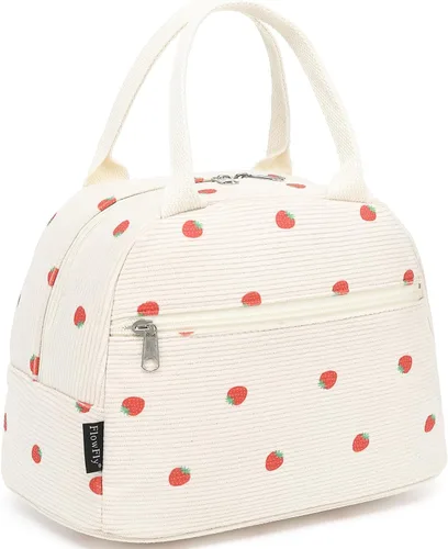 Vista 40 de Bolsa de almuerzo aislada FlowFly - Bolsa de asas organizadora para mujeres/hombres, Alpaca