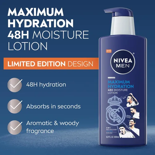 Vista 3 de Loción de máxima hidratación nutritiva de Nivea For Men