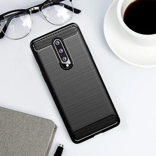 Vista 7 de Osophter Funda para Oneplus 8 [no compatible con Oneplus 8T], 1+8 funda protectora de goma TPU flexible de absorción de golpes para One Plus 8