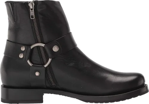 Vista 6 de Frye Veronica - Botines cortos de 6 pulgadas para mujer, hechos de 100% cuero con cremallera interior, arnés de encendidoapagado, construcción