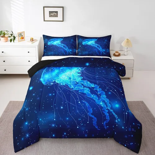 Vista 255 de Erosebridal Juego de edredón de hojas de cannabis, juego de ropa de cama de marihuana con estampado colorido de plantas, decoración bohemia de 2