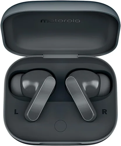 Vista 5 de Motorola Moto Buds Bass XT2443-1 Dynamic ANC, matriz de micrófonos triple, Bluetooth 5.3, IP54 resistente al agua y al polvo, audio Dolby Atmos