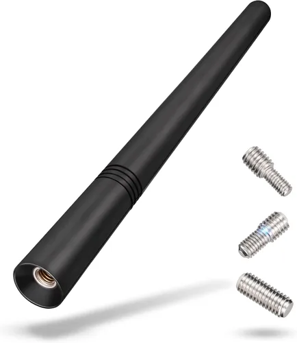Vista 7 de Eightwood Antena corta para automóvil de 3.6 pulgadas, montaje en techo universal para vehículo, antena de radio AM FM, repuesto de mástil, antenas
