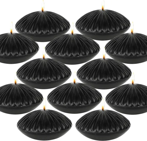 Vista 13 de Velas de colores flotantes de manzanilla, velas grandes perfumadas románticas de 2 pulgadas para jarrones cilíndricos, centros de mesa en bodas