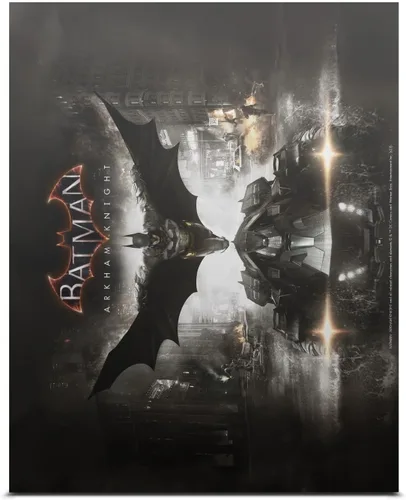 Vista 2 de Head Case Designs Officially Licensed Batman Arkham Knight Key Art Graphics Vinyl Sticker Gaming Skin Decal Cover Compatible with Xbox One X Console