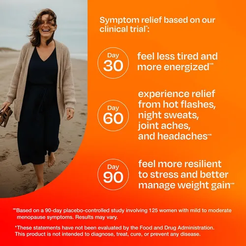 Vista 4 de Amberen Alivio de la Menopausia, Promueve Equilibrio Hormonal, 60 cápsulas