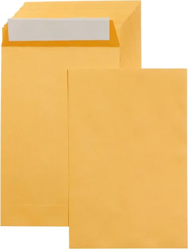 Vista 20 de Amazon Basics - Sobres para envíos de catálogo, cierre adhesivo, 6 x 9 pulgadas, marrón kraft, paquete de 500