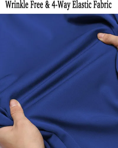Vista 5 de COOFANDY Camisas de vestir casuales con botones y manga larga para hombre