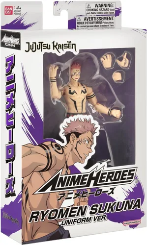Vista 8 de ANIME HEROES - Jujutsu Kaisen - Ryomen Sukuna [Ver. Uniforme] Figura de Acción Jujutsu Kaisen - Figura de acción de héroes de anime de 6 pulgadas